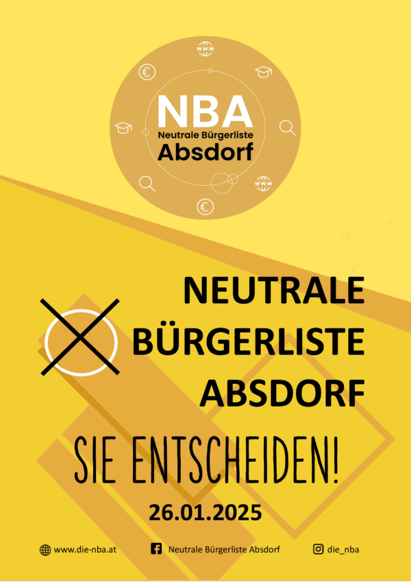 Wahlplakat 2025